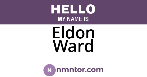Eldon Ward