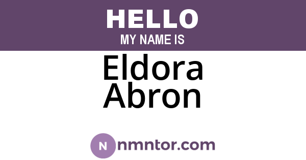 Eldora Abron