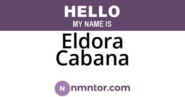 Eldora Cabana