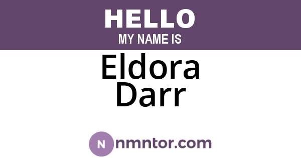 Eldora Darr
