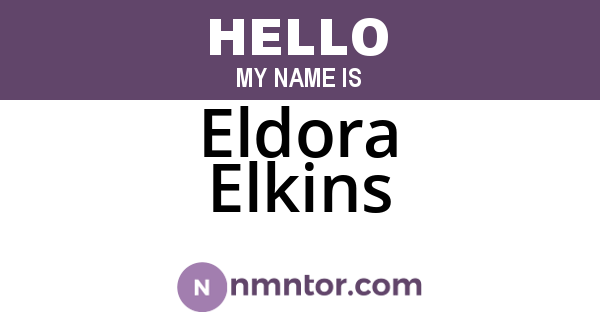 Eldora Elkins
