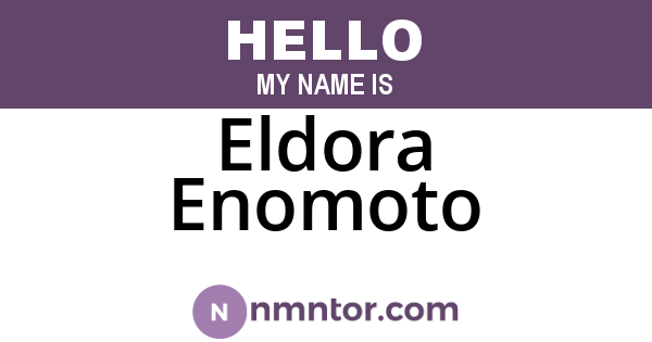 Eldora Enomoto