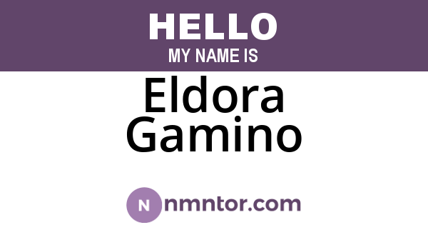 Eldora Gamino