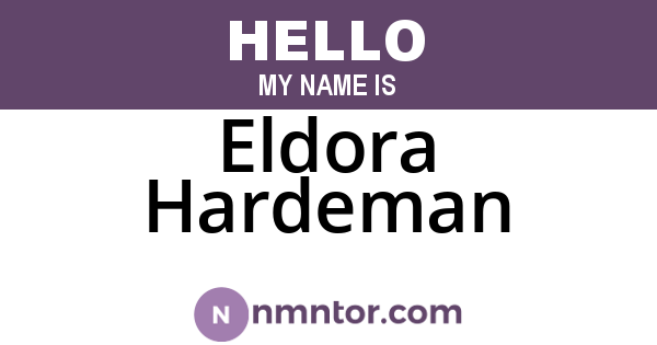 Eldora Hardeman