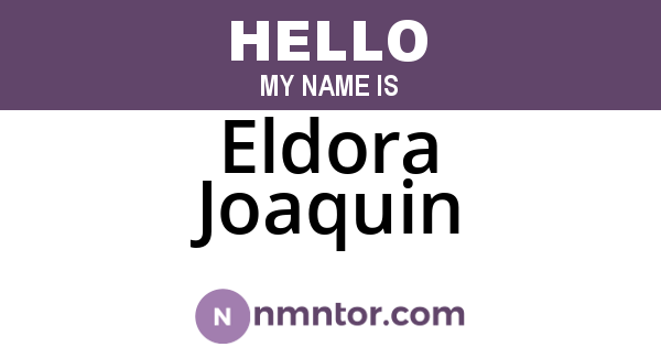 Eldora Joaquin