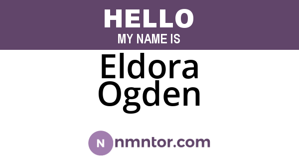 Eldora Ogden
