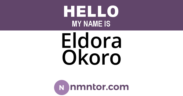 Eldora Okoro