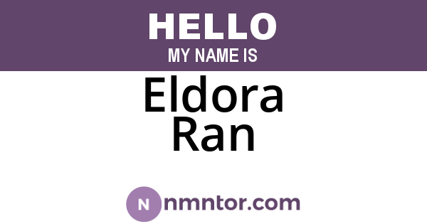 Eldora Ran