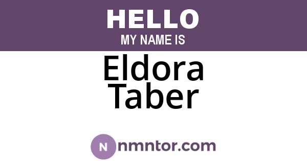 Eldora Taber