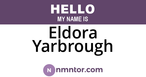 Eldora Yarbrough