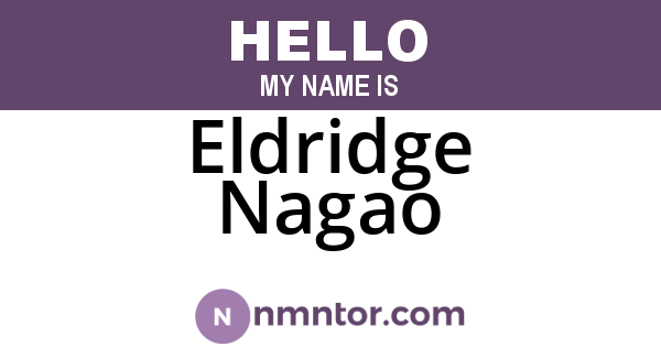 Eldridge Nagao