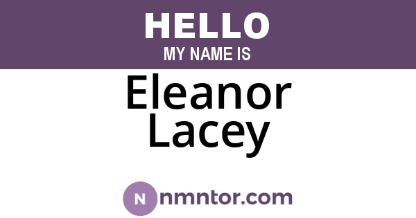 Eleanor Lacey
