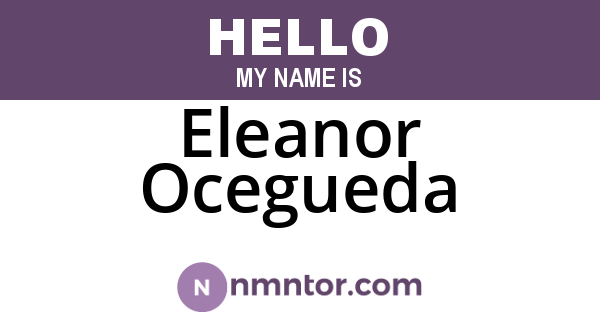 Eleanor Ocegueda