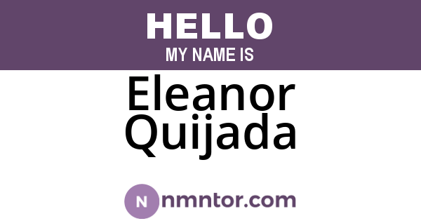 Eleanor Quijada