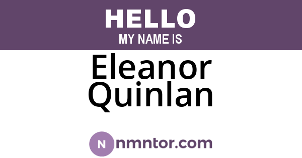 Eleanor Quinlan