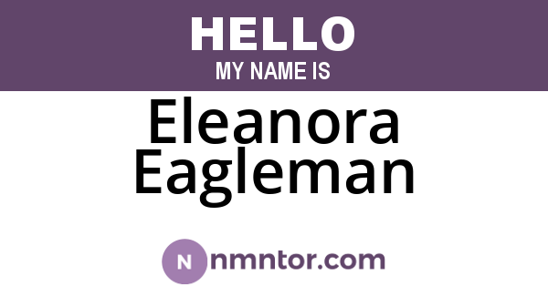 Eleanora Eagleman