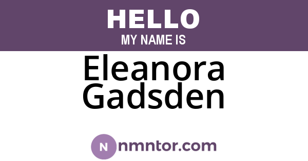 Eleanora Gadsden