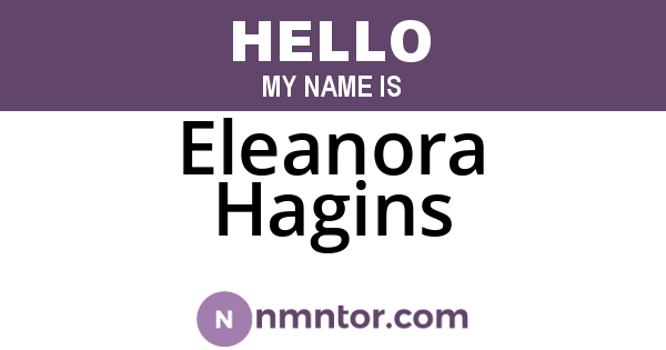 Eleanora Hagins