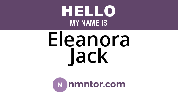 Eleanora Jack
