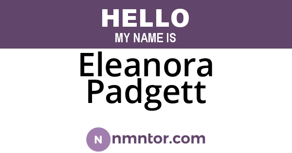 Eleanora Padgett