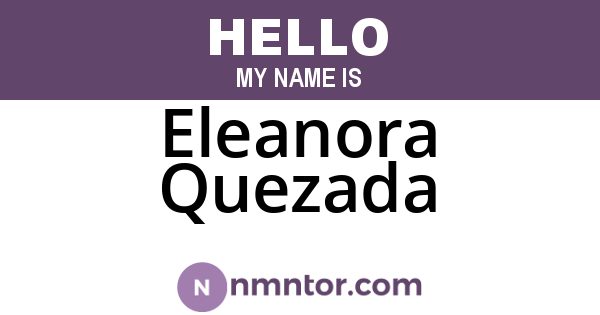 Eleanora Quezada