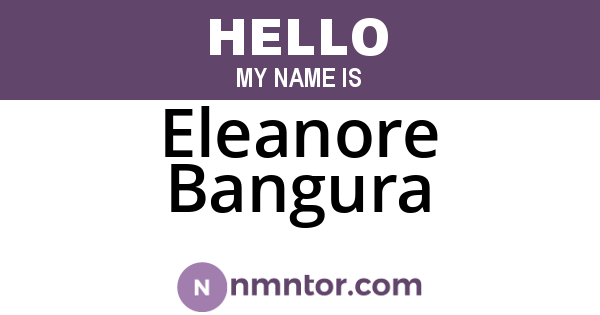 Eleanore Bangura