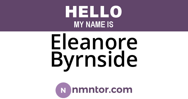 Eleanore Byrnside