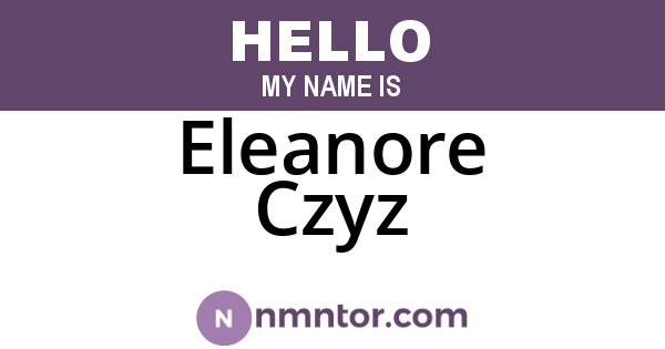 Eleanore Czyz