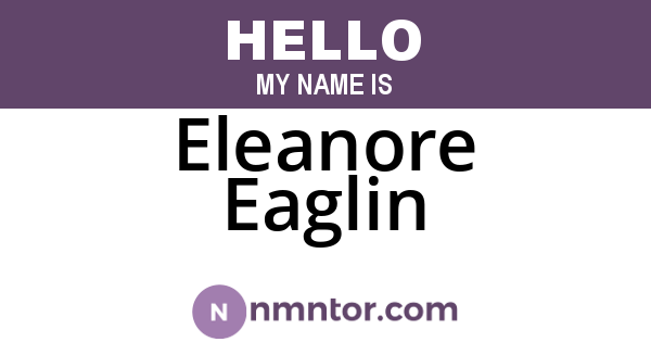 Eleanore Eaglin