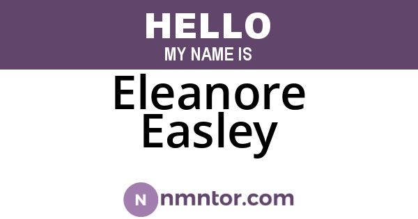 Eleanore Easley