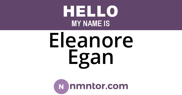 Eleanore Egan