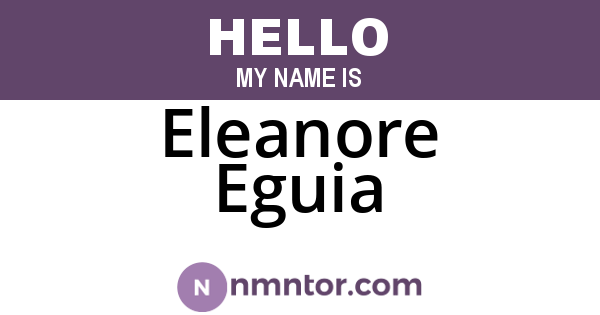 Eleanore Eguia