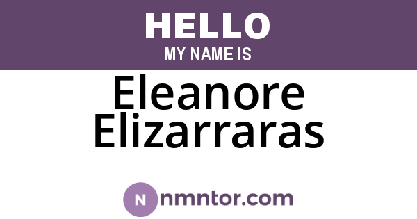 Eleanore Elizarraras