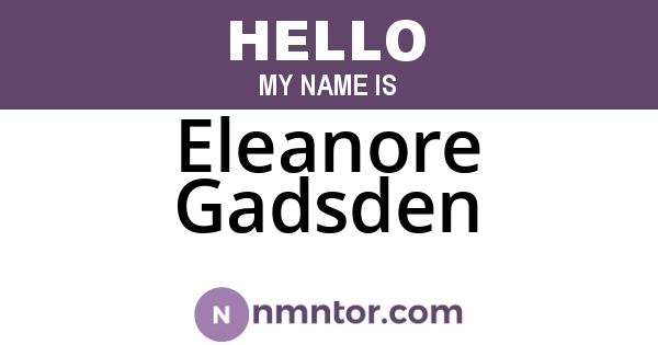 Eleanore Gadsden