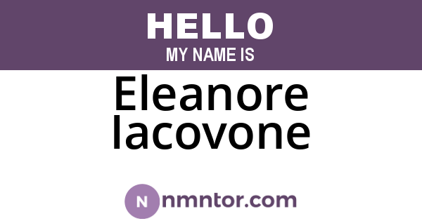 Eleanore Iacovone