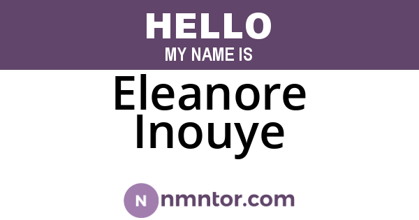 Eleanore Inouye