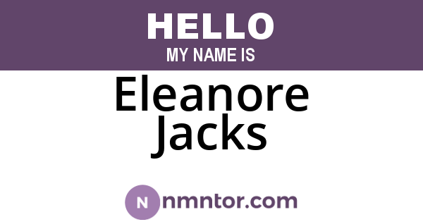 Eleanore Jacks