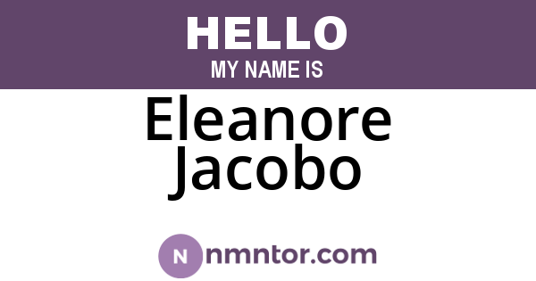 Eleanore Jacobo