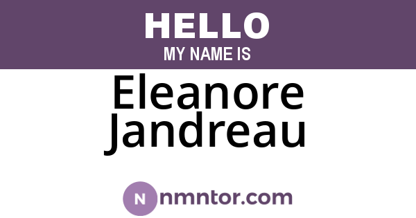 Eleanore Jandreau