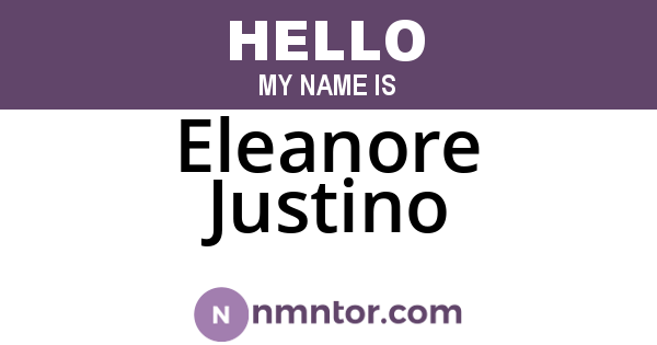 Eleanore Justino