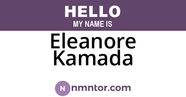 Eleanore Kamada