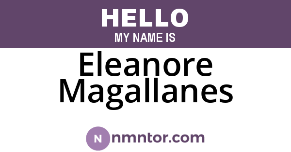 Eleanore Magallanes