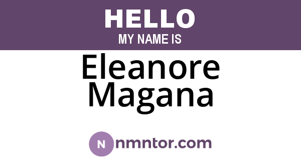 Eleanore Magana