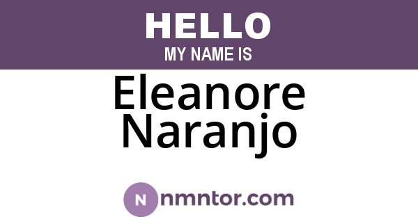 Eleanore Naranjo
