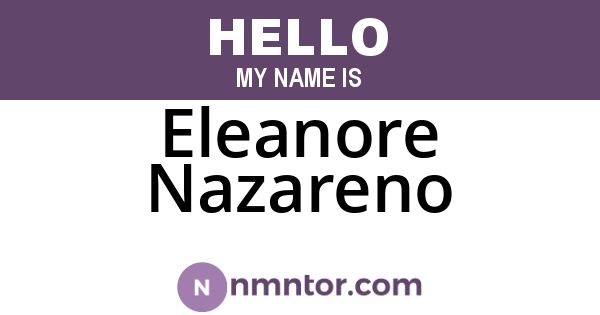 Eleanore Nazareno