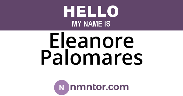 Eleanore Palomares