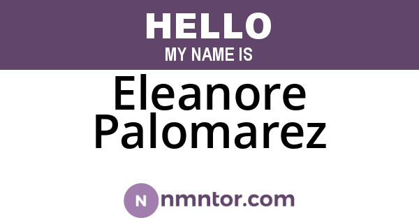 Eleanore Palomarez