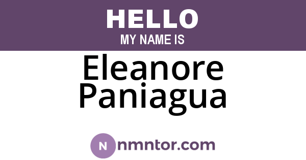 Eleanore Paniagua