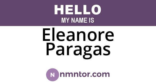 Eleanore Paragas