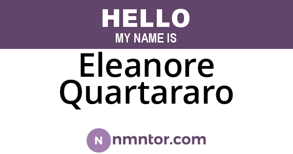 Eleanore Quartararo